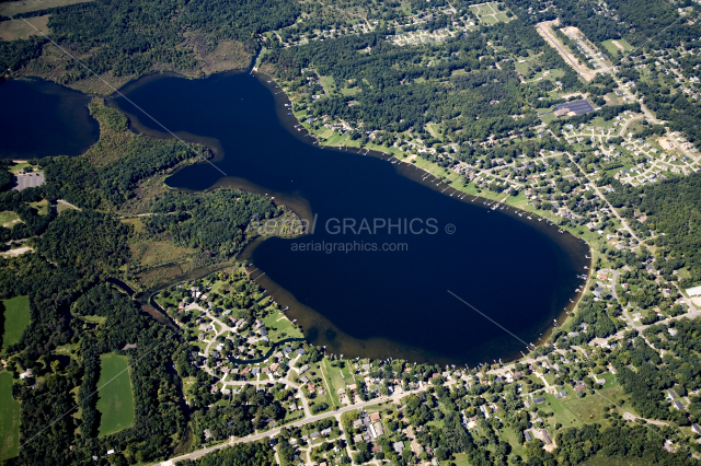 Gourdneck Lake in Kalamazoo County, Michigan